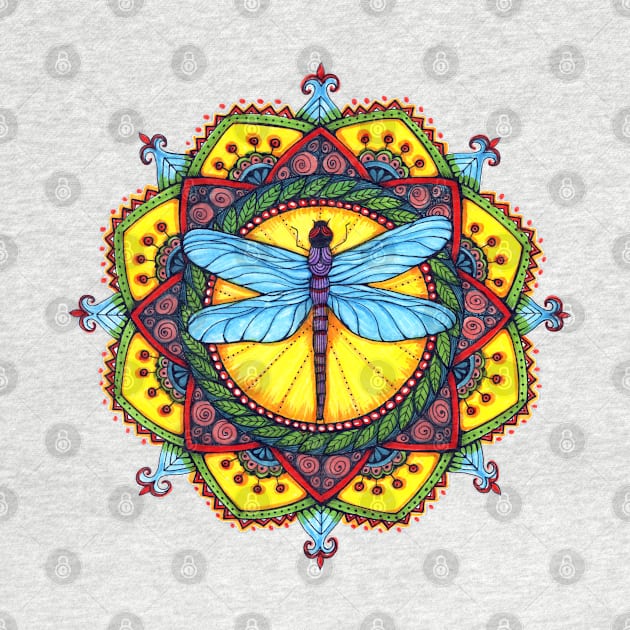 Dragonfly Mandala by Heartsake